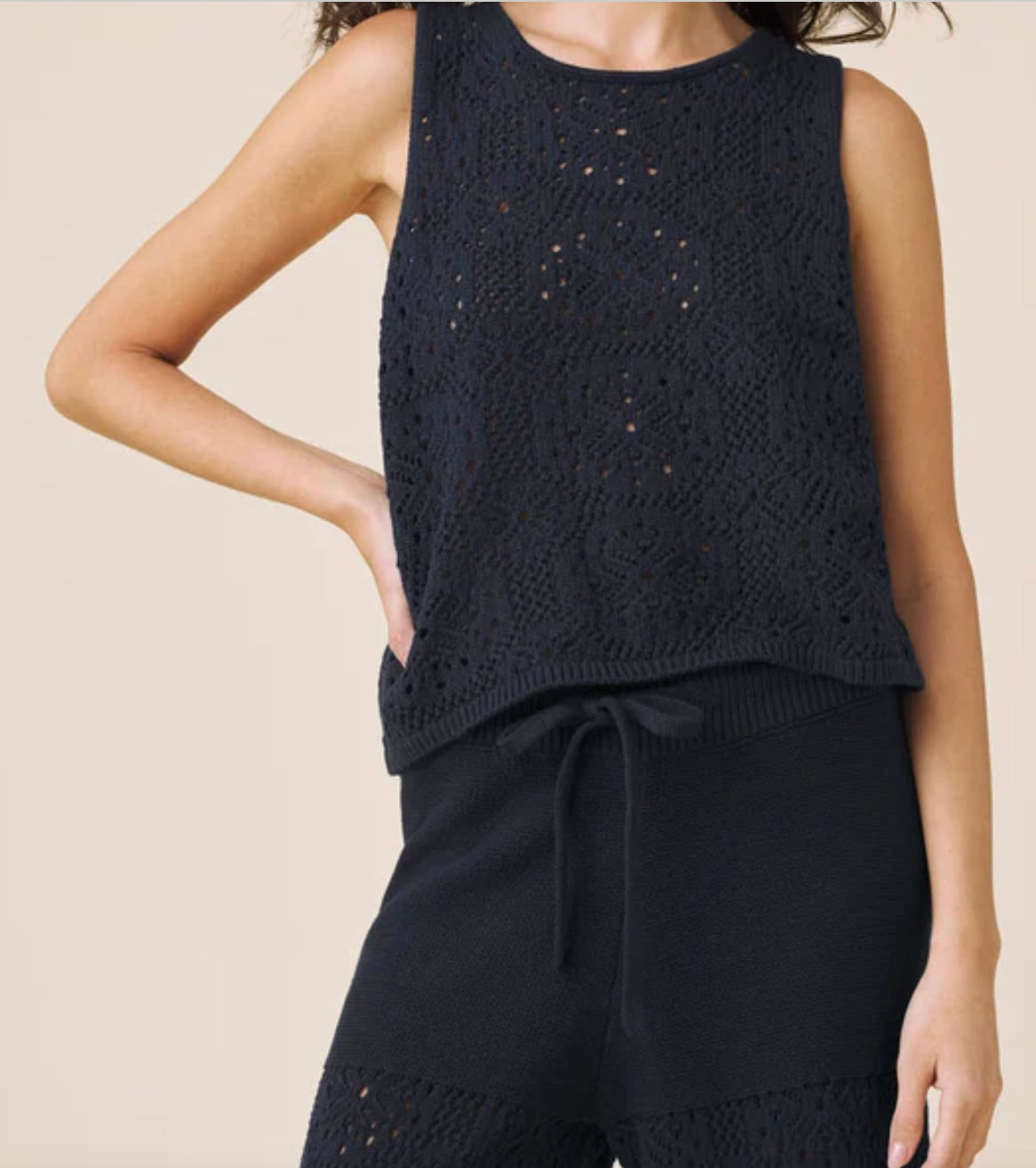 Splendid - Beckham Crochet Sweater Tank
